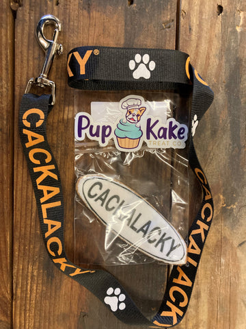 Cackalacky® Dog Leash + Cackalacky® Logo Peanut Butter Dog Treat Bundle