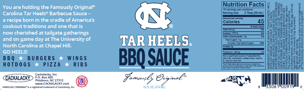 Carolina Tar Heels® BBQ Sauce - 16 oz. Jar - Dozen