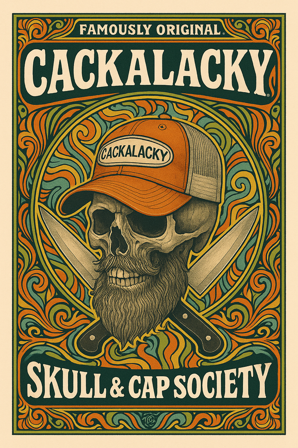 Cackalacky Poster Skull & Cap Society