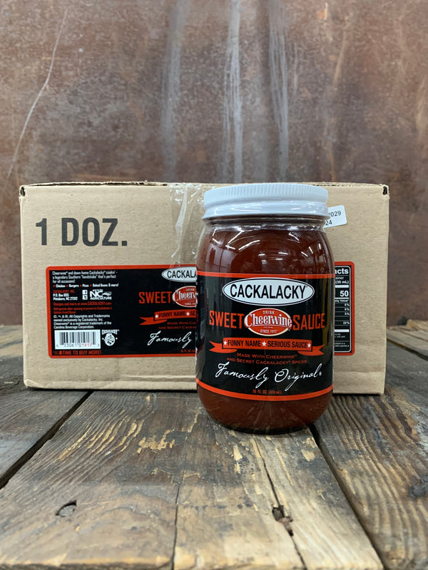 Cackalacky® Cheerwine® Sweet Sauce - 16 oz. Jar (Case of 12)
