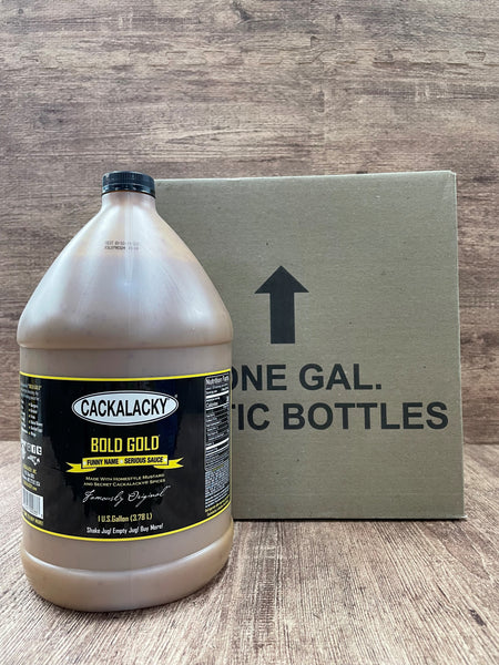 Cackalacky® Bold Gold® - 1 Gallon Jug  (Case of 4)