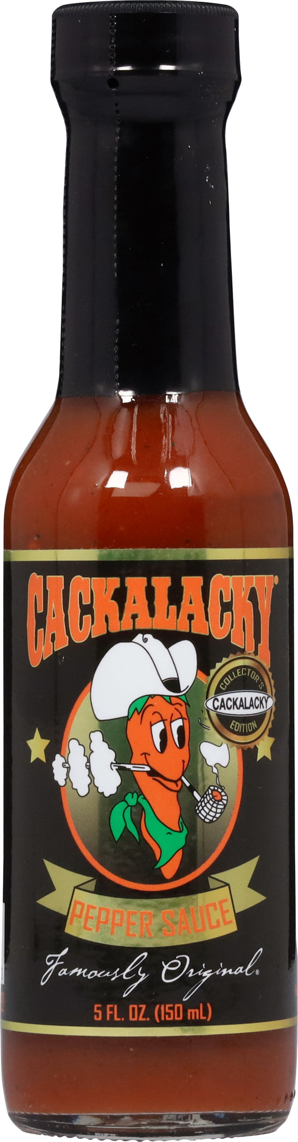 Cackalacky® Jack Pepper Sauce – Collector’s Edition Gold Label - 5 Oz. Bottle – Trio