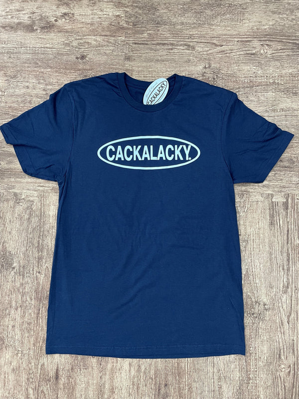 NEW! Cackalacky® Oval T-Shirt (Navy)