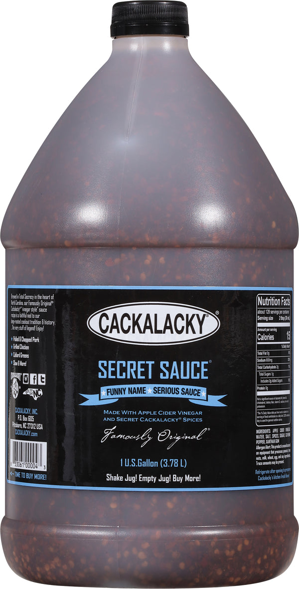 Cackalacky® Secret Sauce® - 1 Gallon Jug (WHILE THEY LAST)