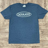 NEW! Cackalacky® Oval T-Shirt (Blue/Gray)