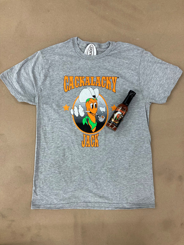 Cackalacky® Jack T-Shirt + Limited Edition Pepper Sauce Bundle