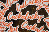 Cackalacky® "Cursive Cloud" Sticker