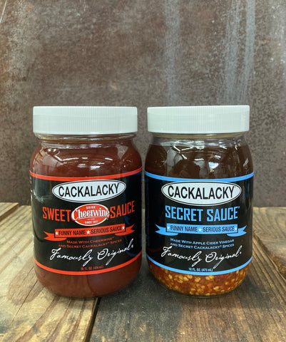 Cackalacky® Tomato-Style Vs. Vinegar-Style Cookout Duo
