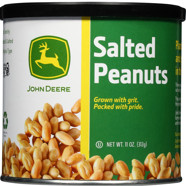 NEW! John Deere Salted Peanuts (Case of 12)