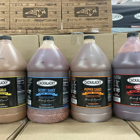 Cackalacky® Sauce Gallons (Mixed Case of 4)