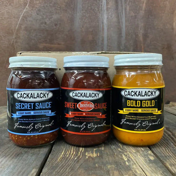 Cackalacky® Sauces (Mixed Case of 12)