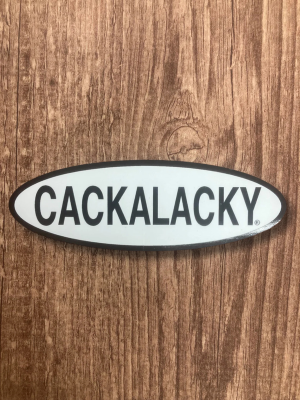Cackalacky® "Oval Logo" Bumper Sticker - Small