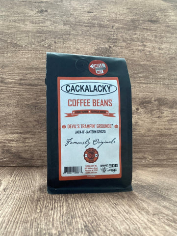 Cackalacky® Devil’s Trampin’ Grounds™ *Jack-O'-Lantern Spiced* Coffee Beans (SEASONAL)