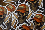 Cackalacky® "Skull & Cap Society" Sticker