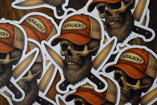 Cackalacky® "Skull & Cap Society" Sticker