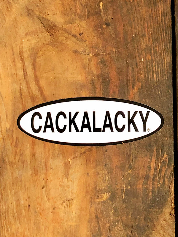Cackalacky® "Oval Logo" Bumper Sticker - Small