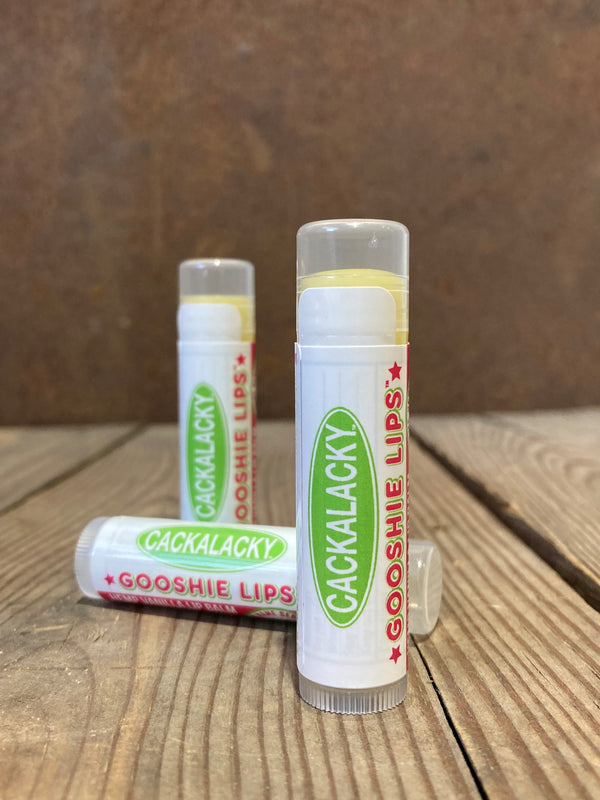 Cackalacky® Gooshie Lips™ Vanilla Lip Balm - .15 Oz Tube - Trio